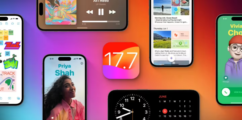 灵石苹果手机维修分享苹果 iOS / iPadOS 17.7.1 正式版推送 